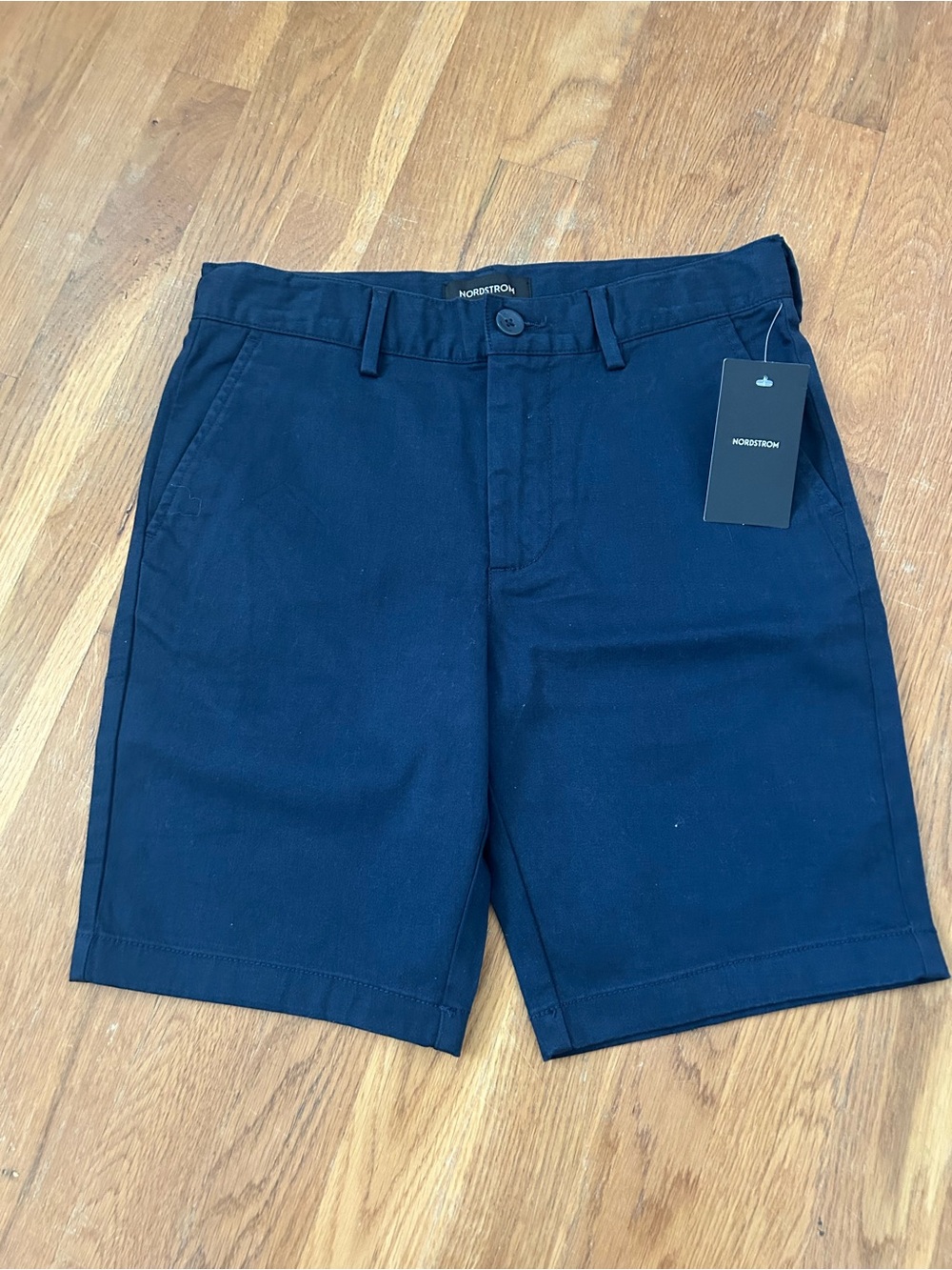 NWT Nordstrom Boys Navy Chino Shorts